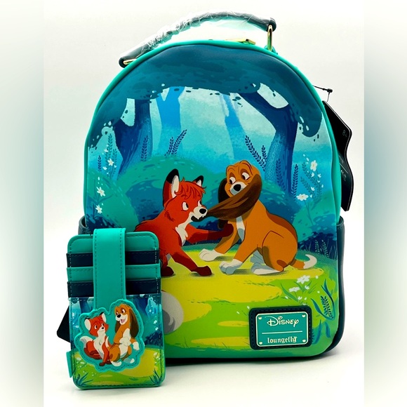 Loungefly Handbags - NWT Disney Loungefly Fox and the Hound Mini Backpack